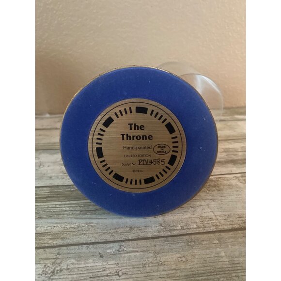 Franklin Mint “The Throne” Tutankhamun Egyptian Miniature w/ Glass Dome - Picture 13 of 14